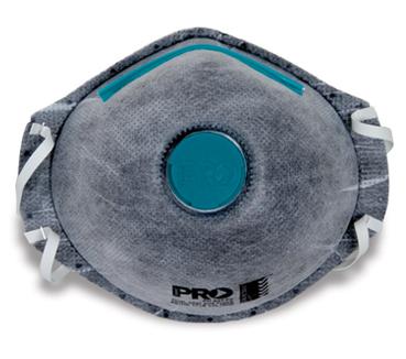 P2 Disposable Dust Mask with Valve & Carbon Filter (3pk)