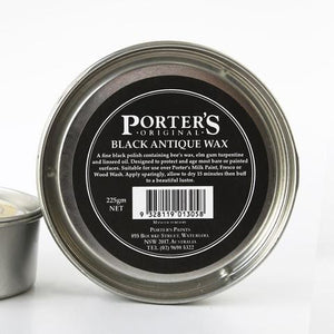 Porters Black Antique  Wax