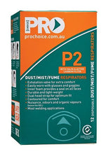 P2 Disposable Dust Mask with Valve & Carbon Filter (12pk)